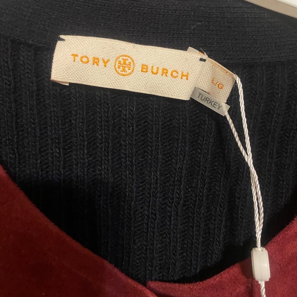 Tory Burch Katerina Contrasting Cardigan - Picture 10 of 10
